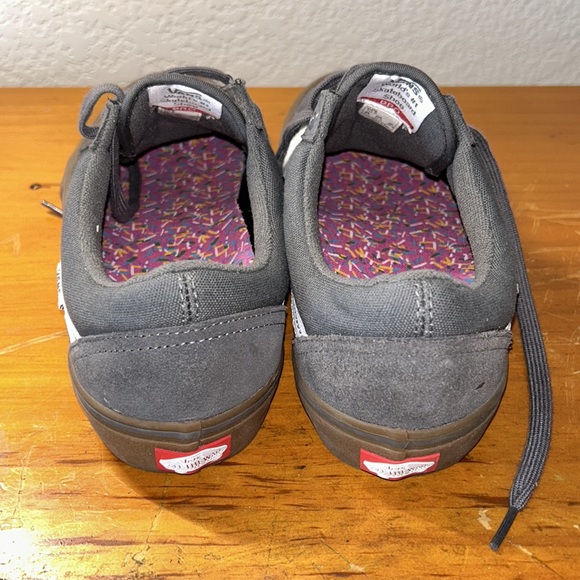 Vans Old Skool Ultracrush Pro, Gray, White, and gum sole, mens US 10.5 - Picture 5 of 7